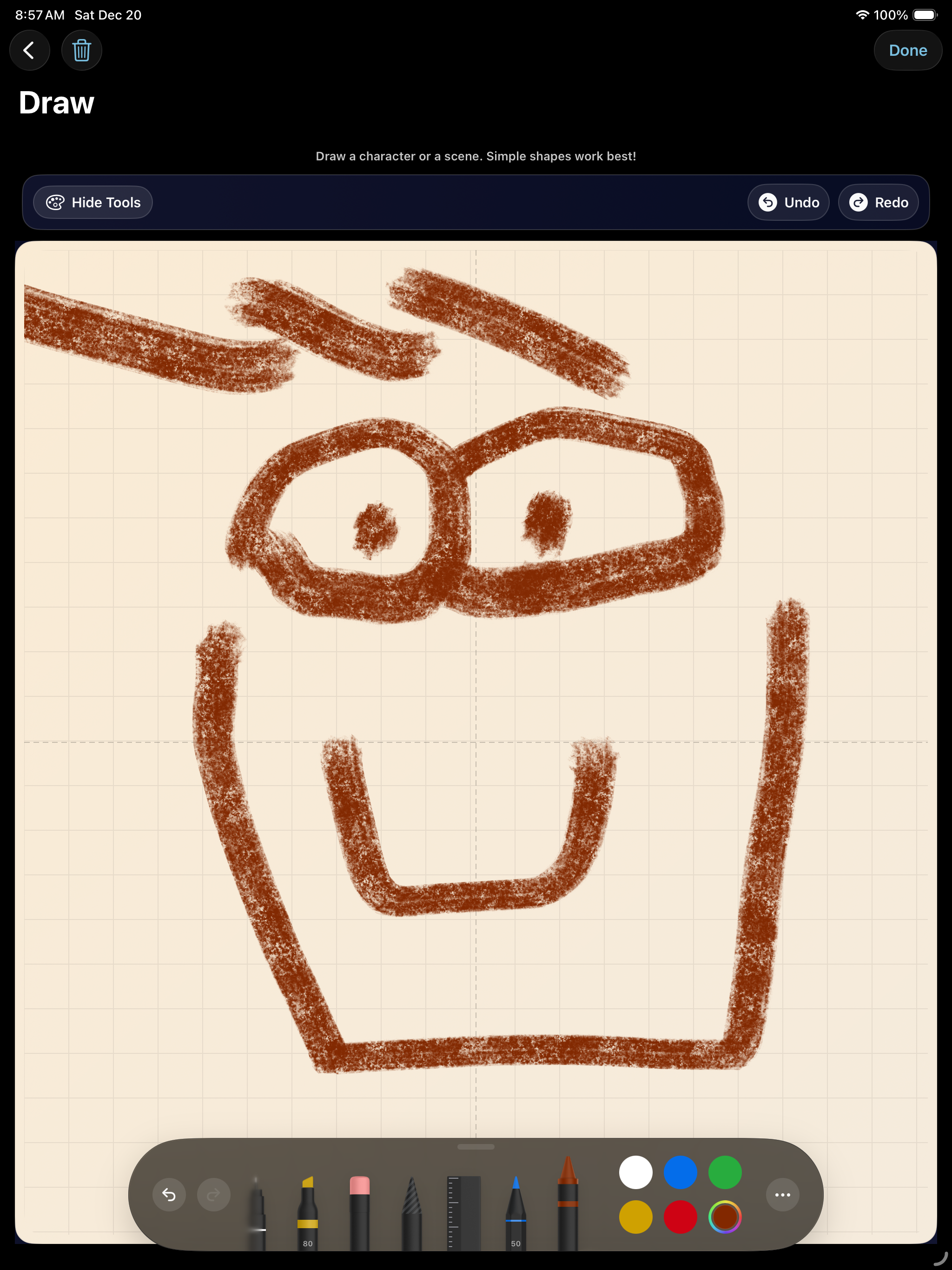 DoodleTales App Screenshot - Story View